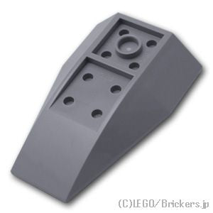 LEGO® パーツ 4180470/4636417 トリプル カーブ ウェッジ 6 x 4 - 反転：[Dark Bluish Gray / ダークグレー] 43713-199 