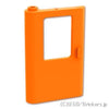 トレイン ドア 1 x 4 x 5 左 - 強化：[Orange / オレンジ]