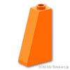 スロープ 75°- 2 x 1 x 3：[Orange / オレンジ]