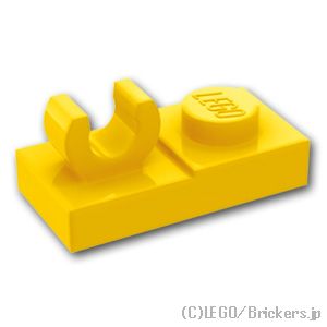 LEGO® パーツ 6360077 プレート 1 x 2 - Oクリップ：[Yellow / イエロー] 44861-024