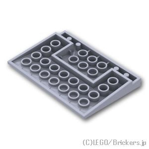 LEGO® パーツ 4211819/6440325 スロープ 10°- 6 x 8：[Light Bluish Gray / グレー] 4515-194 