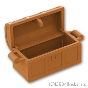 LEGO® パーツ - 宝箱(4738 / 4739)：[Md,Nougat / ミディアムヌガー] 4738ac01-137 