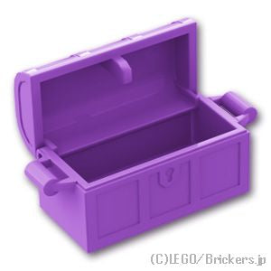 LEGO® パーツ - 宝箱(4738 / 4739)：[Md,Lavender / ミディアムラベンダー] 4738ac01-324 