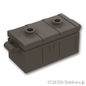 LEGO® パーツ - 宝箱 - 平らな蓋(4738 / 80835)：[Pearl Dk,Gray / パールダークグレー] 4738ac03-148