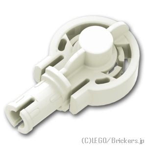 LEGO® パーツ 4220504/4298040/6352203 テクニック ローテーションジョイント ボール - フリクションピン：[White / ホワイト] 47455-001 