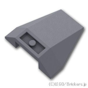 LEGO® パーツ 4210906 トリプル 逆 ウェッジ 4 x 4：[Dark Bluish Gray / ダークグレー] 4855-199 