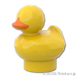 LEGO® レゴ パーツ 6258021 あひるの子 - オレンジくちばし 目無し：[Yellow / イエロー] 49661pb04-024 