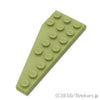 ウェッジ 5角形 プレート 8 x 3 - 右：[Olive Green / オリーブグリーン]