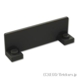 ブラケット 1 x 6 / 2 x 6 - 1 x 4 逆 カットアウト：[Black / ブラック]