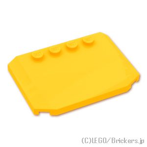 LEGO® パーツ 6186650/6292958/6525855 ウェッジ トリプル カーブ 4 x 6 x 2/3 ：[Bt,Lt Orange / ブライトライトオレンジ] 52031-191 