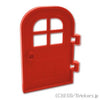 ドア 1 x 4 x 6 - カーブトップ：[Red / レッド]