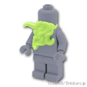 LEGO® パーツ 6273231 ひげ - ロングウェービー：[Yellowish Green / イエローイッシュグリーン] 53821-326 