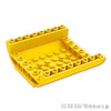 ダブル 逆 カーブ スロープ - 8 x 8 x 2：[Yellow / イエロー]