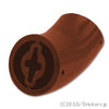 ブロック ラウンド 2 x 2 45°エルボー - H27.7mm：[Reddish Brown / ブラウン]
