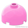 ラウンド ブロック 2 x 2 - ドームトップ：[Bright Pink / ブライトピンク]