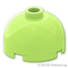 ラウンド ブロック 2 x 2 - ドームトップ：[Yellowish Green / イエローイッシュグリーン]