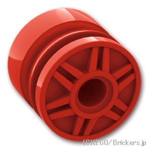 LEGO® パーツ 6106243/6109680/6256881 ホイール - 18 x 14：[Red / レッド] 55981-021