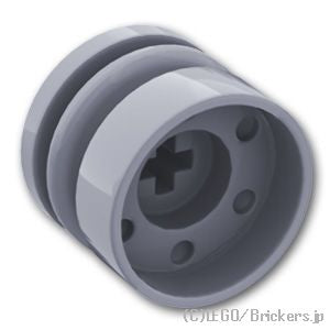 LEGO® パーツ 4490127 ホイール - 18 x 14 - 十字穴：[Light Bluish Gray / グレー] 55982-194 