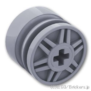 LEGO® パーツ 4490127 ホイール - 18 x 14 - 十字穴：[Light Bluish Gray / グレー] 55982-194