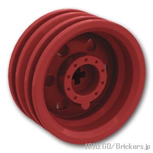 LEGO® パーツ 6191986 ホイール - 30 x 14：[Dark Red / ダークレッド] 56904-154 