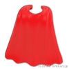 ミニフィギュア ふんわりマント / ケープ - フレキシブルラバー：[Red / レッド]