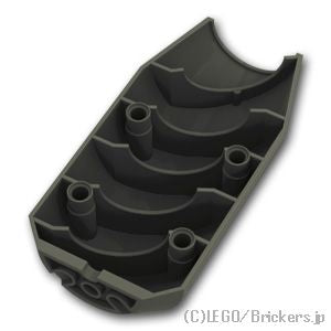 LEGO® パーツ 6221611 ミキサードラム ハーフ 3 x 6 x 10：[Black / ブラック] 57792-026 