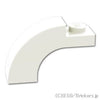 ハーフ アーチ 1 x 3 x 1 2/3 - カーブトップ：[White / ホワイト]