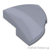 カーブ スロープ 2 x 2 x 2/3 - ラウンドコーナー：[Light Bluish Gray / グレー]