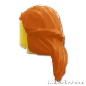 LEGO® パーツ 4585175 ミニフィグ ヘア - フレンチ編：[Dark Orange / ダークオレンジ] 59363-038 