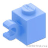 ブロック 1 x 1 - 水平クリップ：[Bt,Lt Blue / ブライトライトブルー]