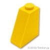 スロープ 65°- 2 x 1 x 2：[Yellow / イエロー]