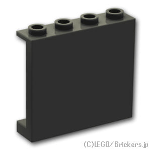 LEGO® パーツ 4558209 パネル 1 x 4 x 3 - サイドサポート：[Black / ブラック] 60581-026 