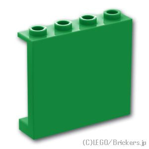 LEGO® パーツ 6032918 パネル 1 x 4 x 3 - サイドサポート：[Green / グリーン] 60581-028 