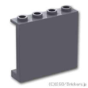 LEGO® パーツ 6008715 パネル 1 x 4 x 3 - サイドサポート：[Dark Bluish Gray / ダークグレー] 60581-199 