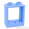 ウィンドウ フレーム 1 x 2 x 2：[Bt,Lt Blue / ブライトライトブルー]