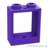 ウィンドウ フレーム 1 x 2 x 2：[Dark Purple / ダークパープル]