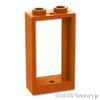 ウィンドウ フレーム 1 x 2 x 3：[Dark Orange / ダークオレンジ]