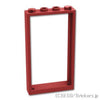 ドア フレーム 1 x 4 x 6：[Dark Red / ダークレッド]
