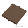 ウィンドウ ガラス 1 x 2 x 2：[Dark Brown / ダークブラウン]