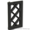 ウィンドウ ペイン 1 x 2 x 3 - 格子：[Black / ブラック]