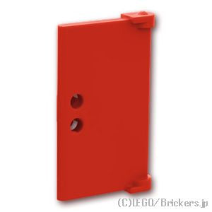 LEGO® パーツ 6404425/6428823 ドア 1 x 2 x 3 - ハンドル：[Red / レッド] 60614-021 