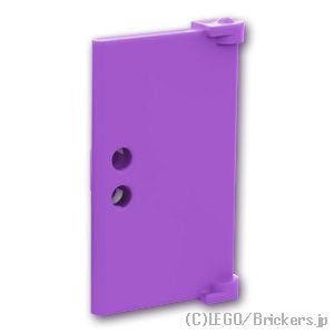 LEGO® パーツ 6138507 ドア 1 x 2 x 3 - ハンドル：[Md,Lavender / ミディアムラベンダー] 60614-324 