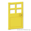 ドア 1 x 4 x 6 - スタッドハンドル：[Bt,Lt Yellow / ブライトライトイエロー]