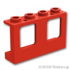 ウィンドウ 1 x 4 x 2 - 飛行機：[Red / レッド]