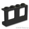 ウィンドウ 1 x 4 x 2 - 飛行機：[Black / ブラック]