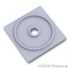 プレート 4 x 4 - ターンテーブル ベース：[Light Bluish Gray / グレー]