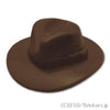 ウェスタンハット / フェドーラ帽：[Dark Brown / ダークブラウン]