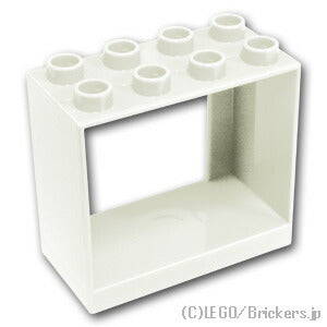 LEGO® パーツ 4622476/6135524 デュプロ ドアフレーム 2 x 4 x 3：[White / ホワイト] 61649-001 