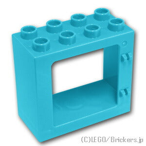 LEGO® パーツ 6137113 デュプロ ドアフレーム 2 x 4 x 3：[Md,Azure / ミディアムアズール] 61649-156