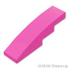 カーブ スロープ - 1 x 4：[Dark Pink / ダークピンク]
